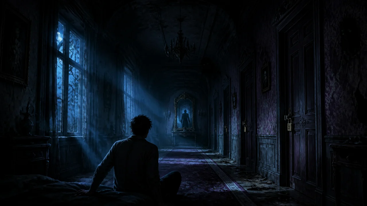 Illustrated cover for Whispers in the Dark